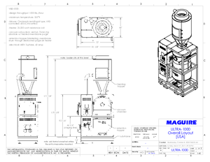 Übersicht Maßblatt ULTRA 1000